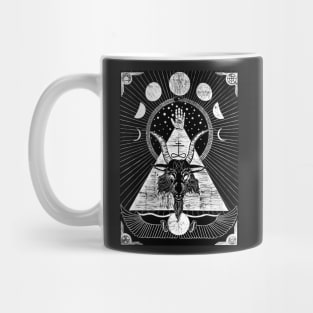 Baphomet Woodcut Mug